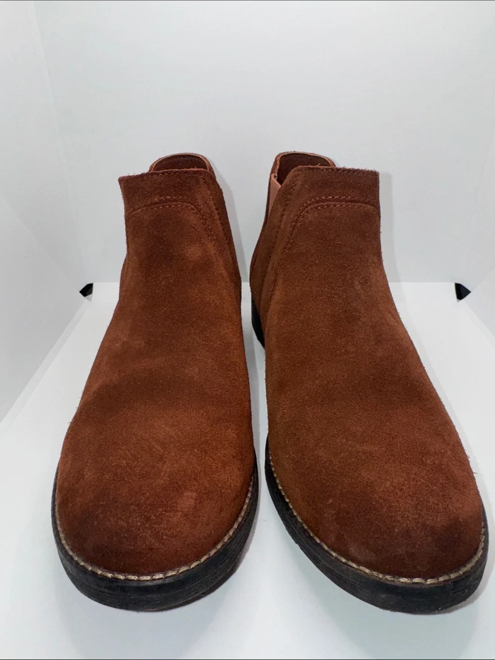 Clarks Demi Beat Brown Suede Ankle Boots Bootie Women’s 8